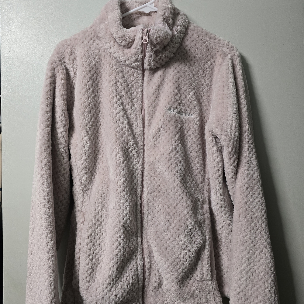 Pink Columbia Fleece Zip-Up Jacket